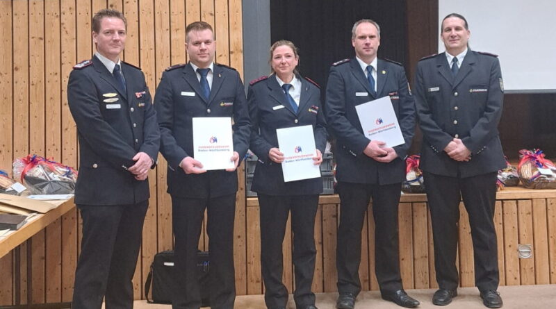 Zu Besuch bei der Jahreshauptversammlung der Feuerwehr Pfinztal