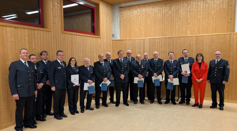Zu Besuch bei der Jahreshauptversammlung der Feuerwehr Ubstadt-Weiher